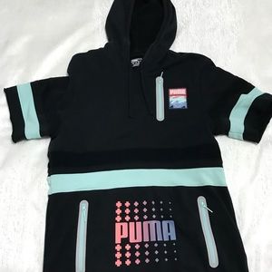 PUMA x PINK DOLPHIN - short sleeve hoodie